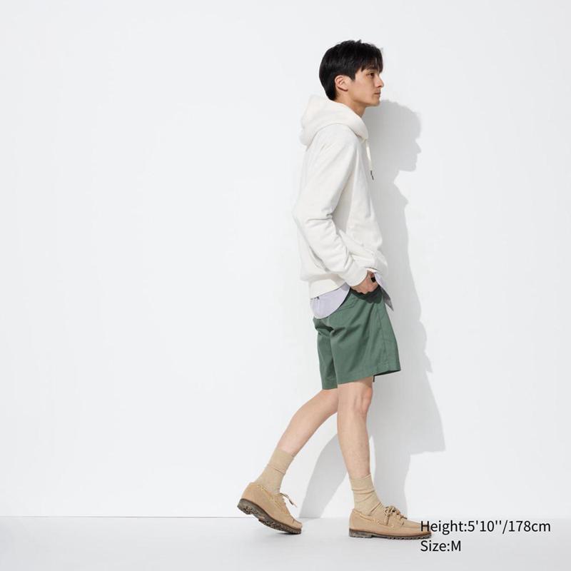 Uniqlo DRY Stretch Easy Men Shorts Green  US |  ZXUA-53827