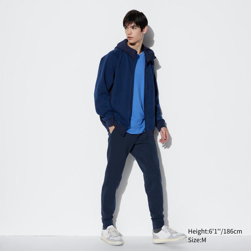 Uniqlo DRY Stretch (Long) Men Joggers Navy  US |  ZYJX-02146