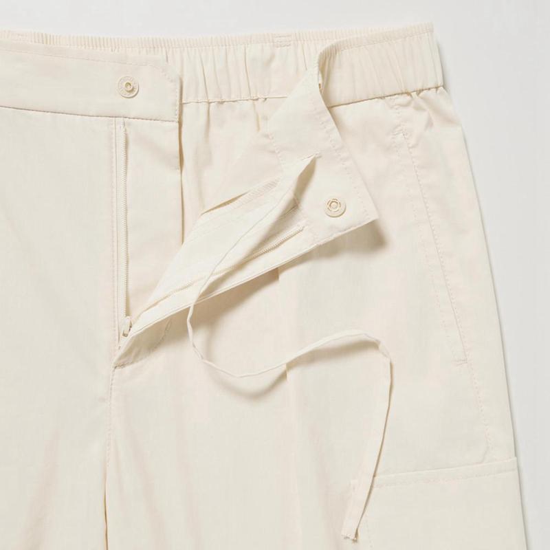 Uniqlo Easy Cargo (Short) Women Trousers Olive  US |  RHSX-17326