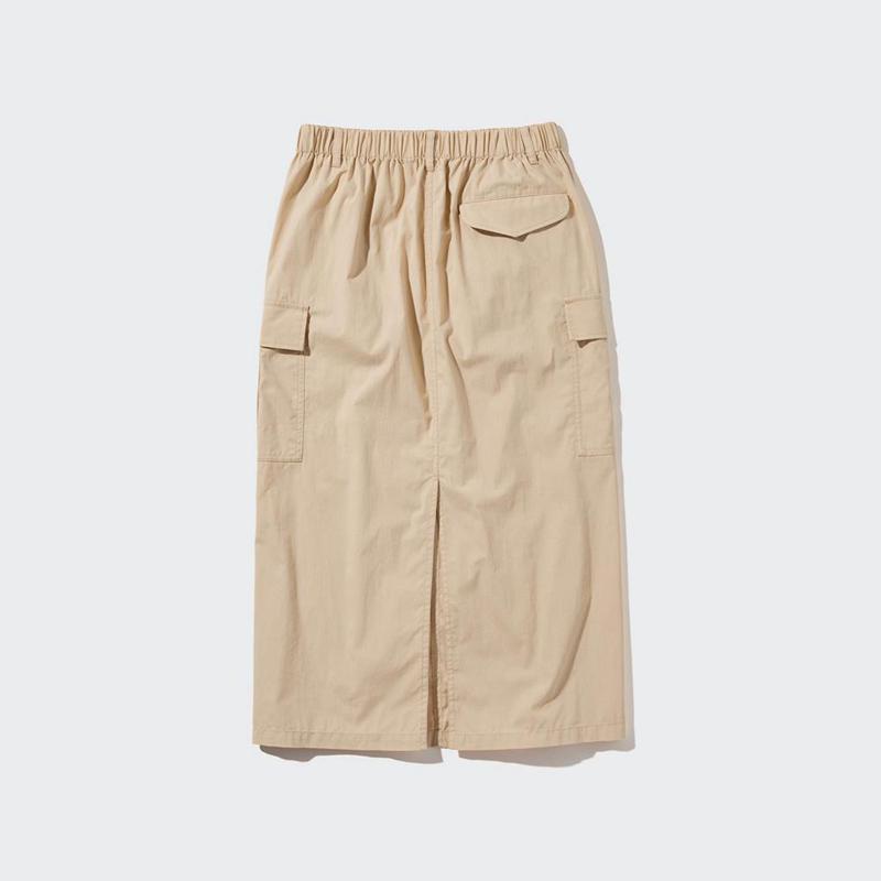 Uniqlo Easy Cargo Women Skirts Olive  US |  OQKV-68125