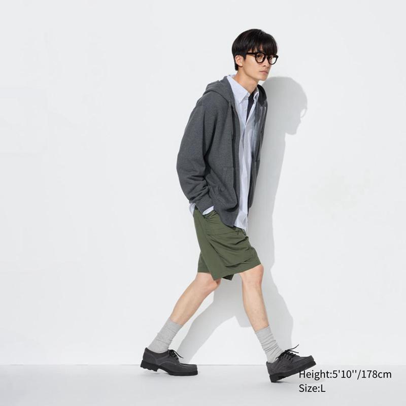 Uniqlo Geared Men Shorts Olive  US |  EZAW-90178