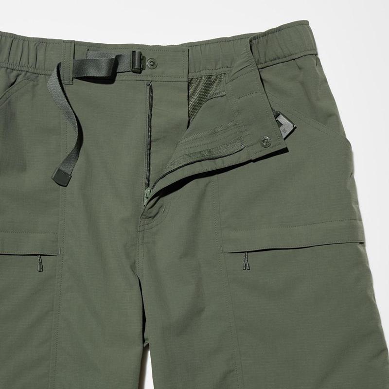 Uniqlo Geared Men Shorts Olive  US |  IWSH-14395