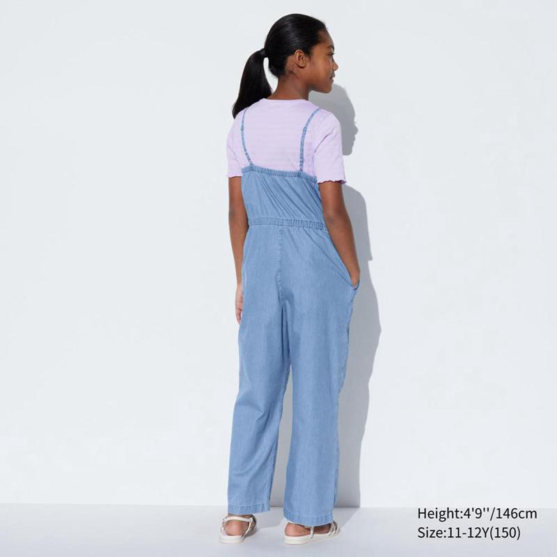 Uniqlo Girls Chambray Kids' Dress Blue  US |  VWIB-54890