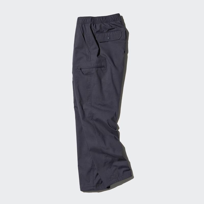 Uniqlo HEATTECH Easy (Long) Men Trousers Dark Grey  US |  JZDW-47362