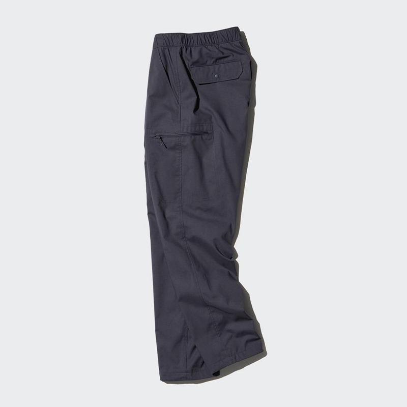 Uniqlo HEATTECH Easy Men Trousers Dark Grey  US |  AGKU-14763