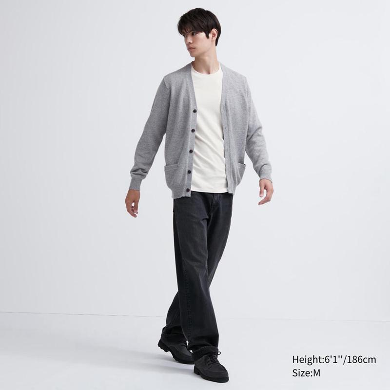 Uniqlo HEATTECH Extra Warm Cotton Crew Neck Men T-Shirt Off White  US |  GZRU-86520