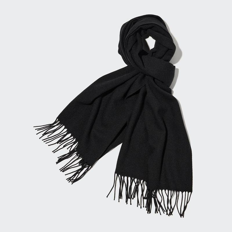 Uniqlo HEATTECH Men Scarf Black  US |  XDOQ-09248