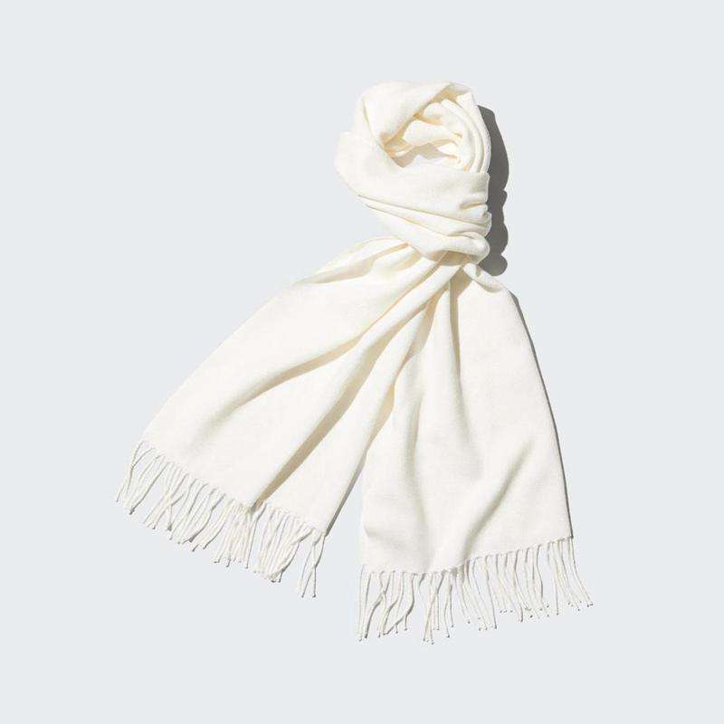 Uniqlo HEATTECH Men Scarf Off White  US |  XOYQ-14208