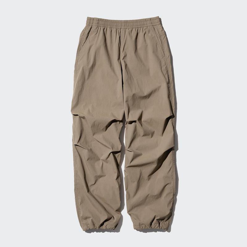 Uniqlo HEATTECH Parachute (Long) Women Trousers Dark Brown  US |  QENF-46207