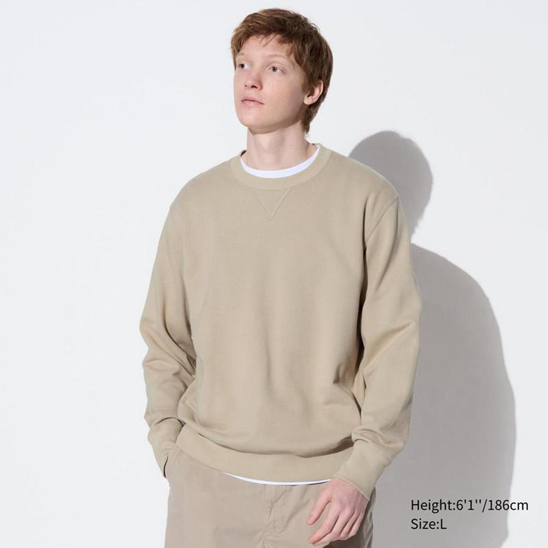 Uniqlo Men Sweatshirt Beige  US |  JVUS-02193