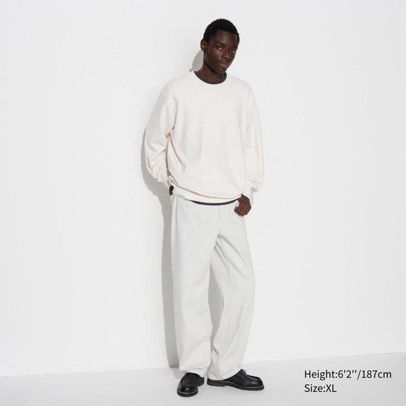 Uniqlo Men Sweatshirt Off White  US |  YTCA-84520