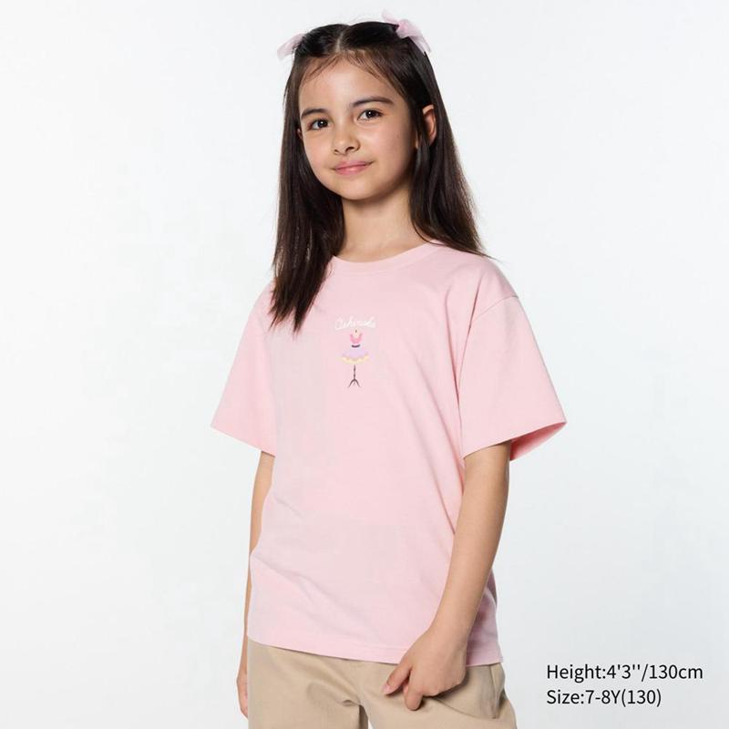 Uniqlo Oshi No Ko UT Graphic Kids' T-Shirt Pink  US |  STID-25074