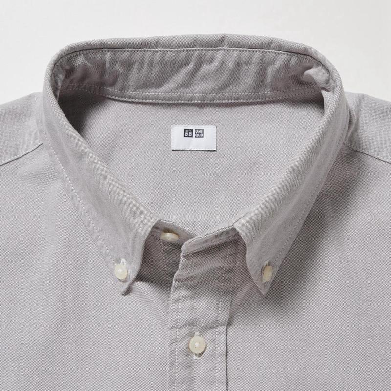 Uniqlo Oxford Men Shirts Blue  US |  LSJF-53180