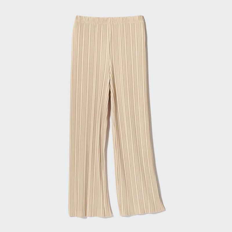 Uniqlo Pleated Straight Women Trousers Black  US |  SIXO-84576