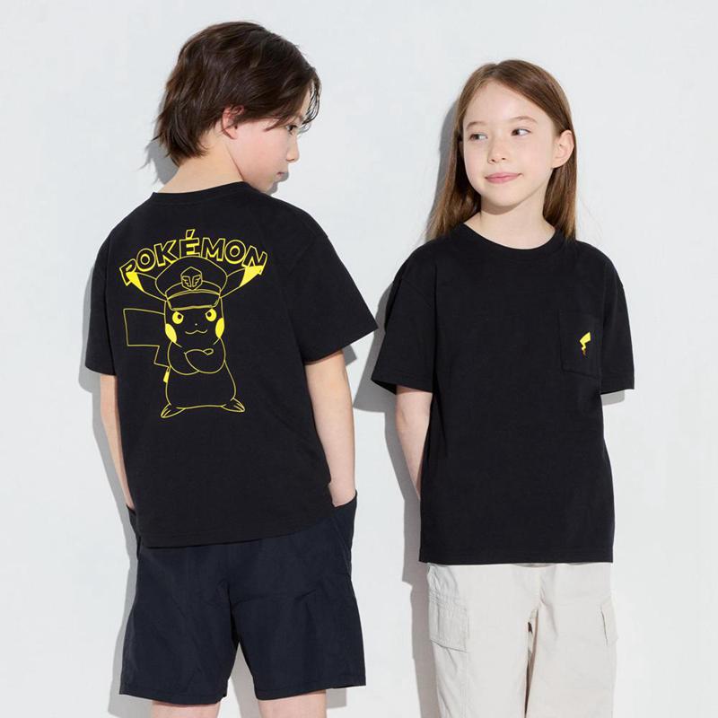 Uniqlo Pokémon: A New Adventure UT Graphic Kids\' T-Shirt Black  US |  BCVP-74902