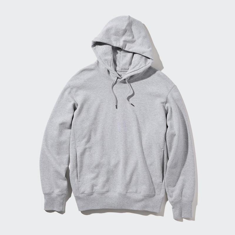 Uniqlo Pullover Men Hoodie Grey  US |  VQEG-36714