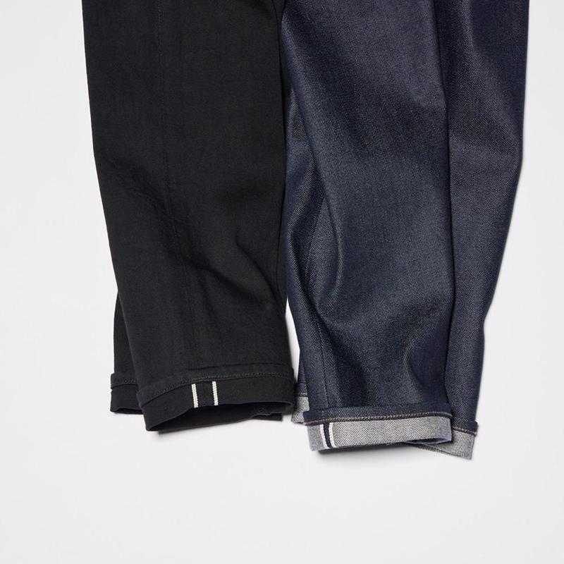 Uniqlo Selvedge Stretch Slim Fit Men Jeans Black  US |  VDBG-96817