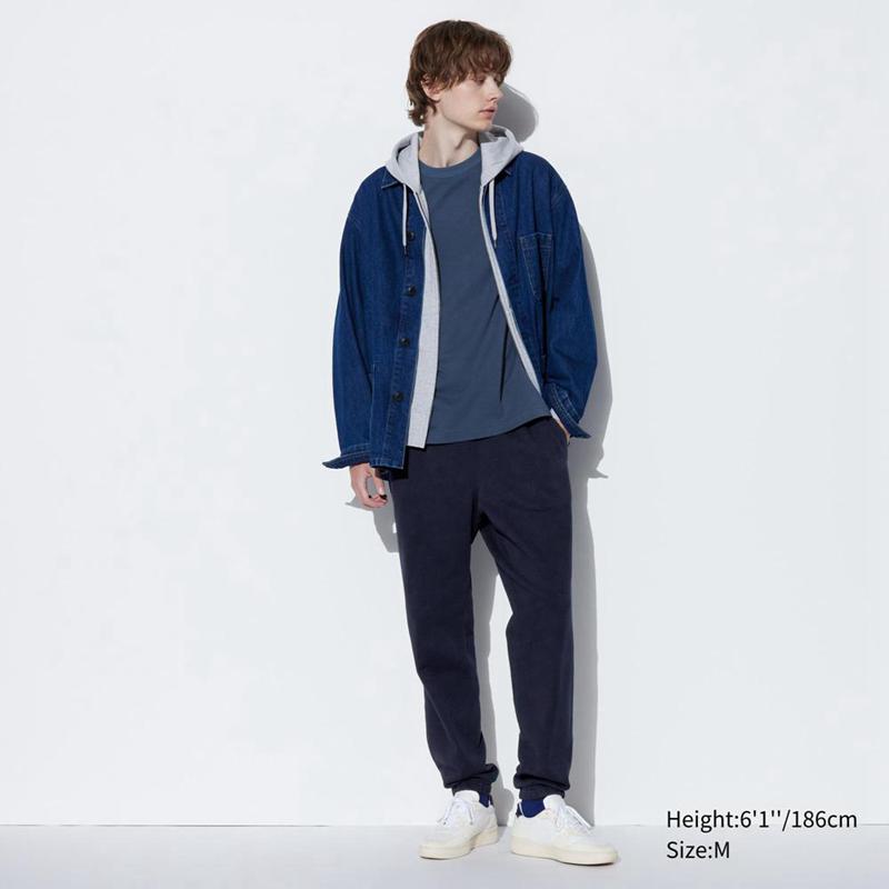 Uniqlo Side Stripe Men Joggers Grey  US |  KRPJ-49126