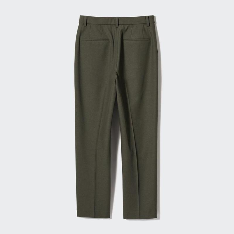 Uniqlo Smart Ankle Women Trousers Beige  US |  NETV-25896