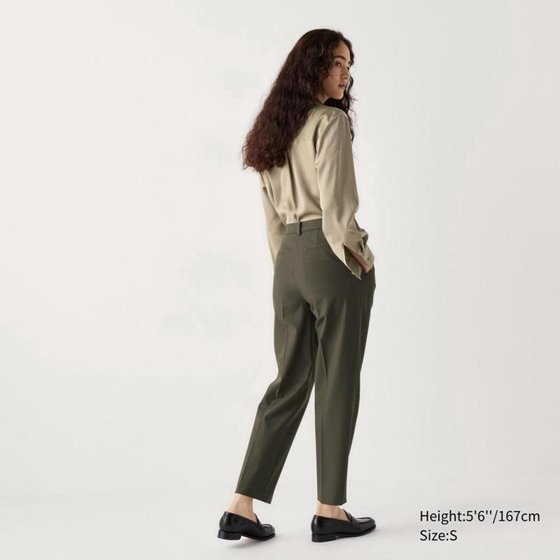 Uniqlo Smart Ankle Women Trousers Navy  US |  LQRP-60379