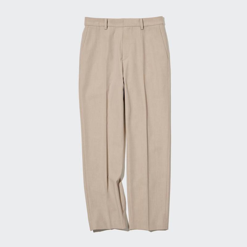 Uniqlo Smart Ankle Women Trousers White  US |  HFOE-03679