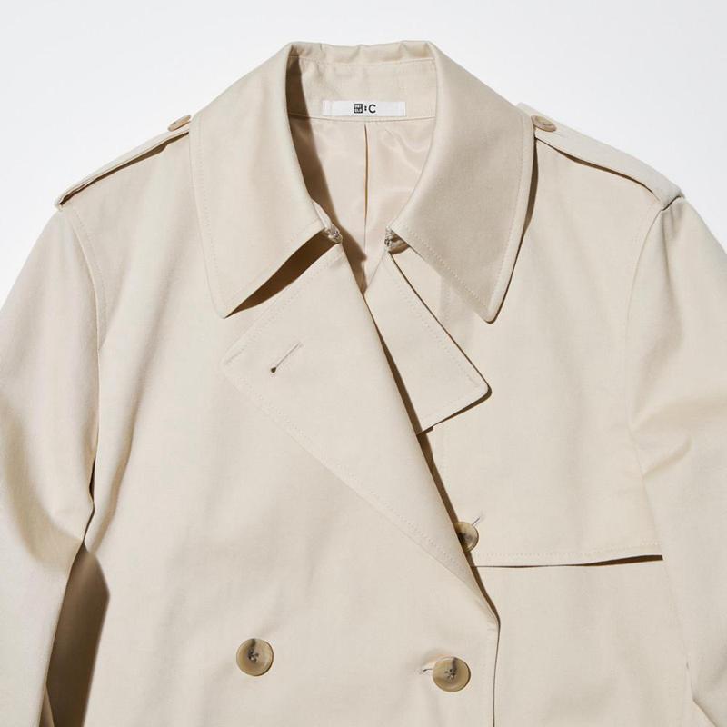 Uniqlo Trench Women Coats Olive  US |  ATCI-34102