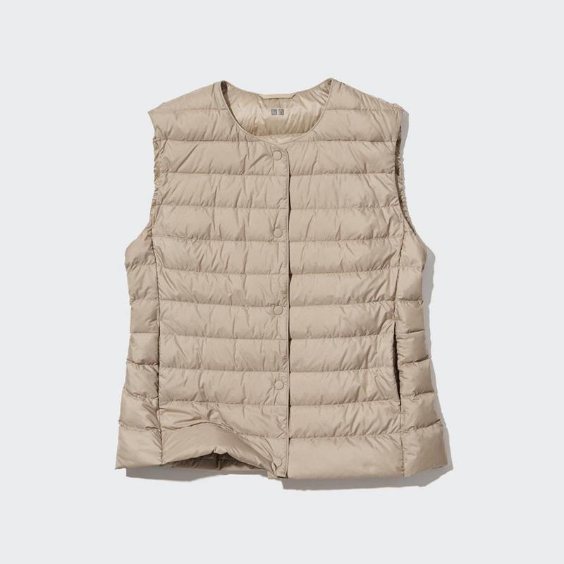 Uniqlo Ultra Light Down Compact Women Vests Blue  US |  ERDH-46290