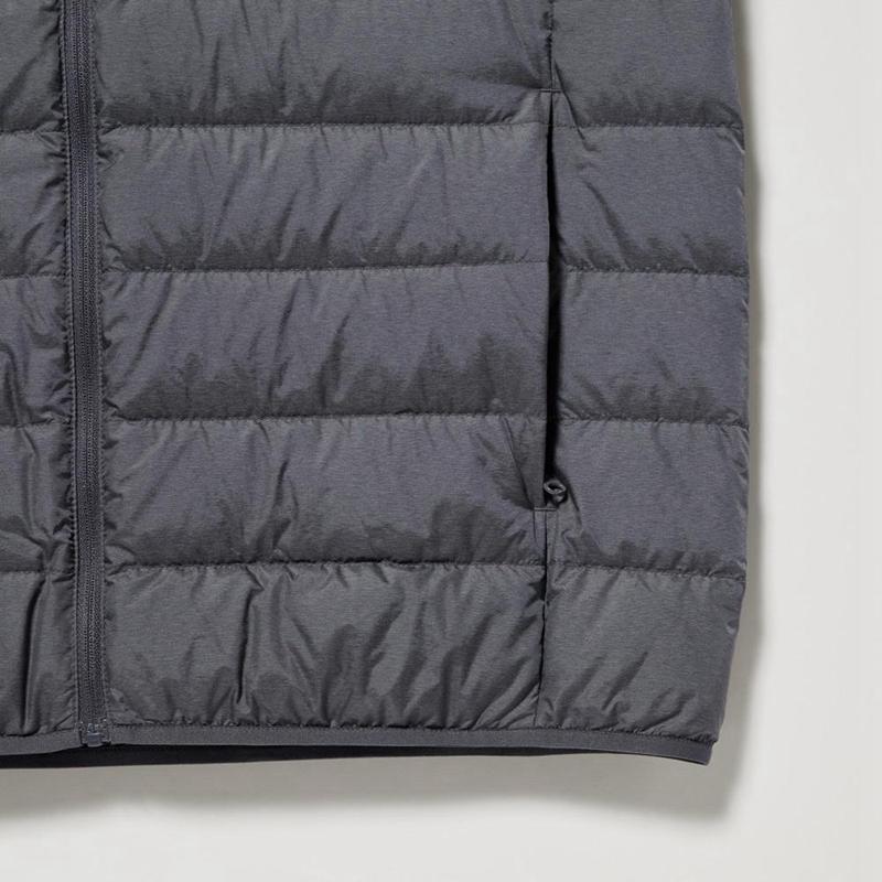 Uniqlo Ultra Light Down Quilted Men Down Vest Olive  US |  VCIT-80516