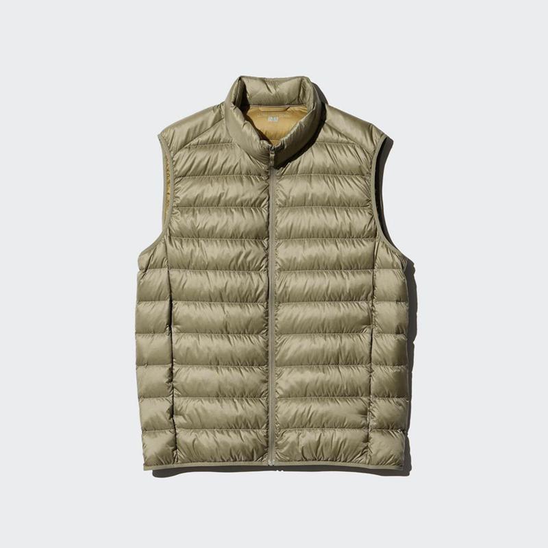 Uniqlo Ultra Light Men Down Vest Olive  US |  YOGN-56241