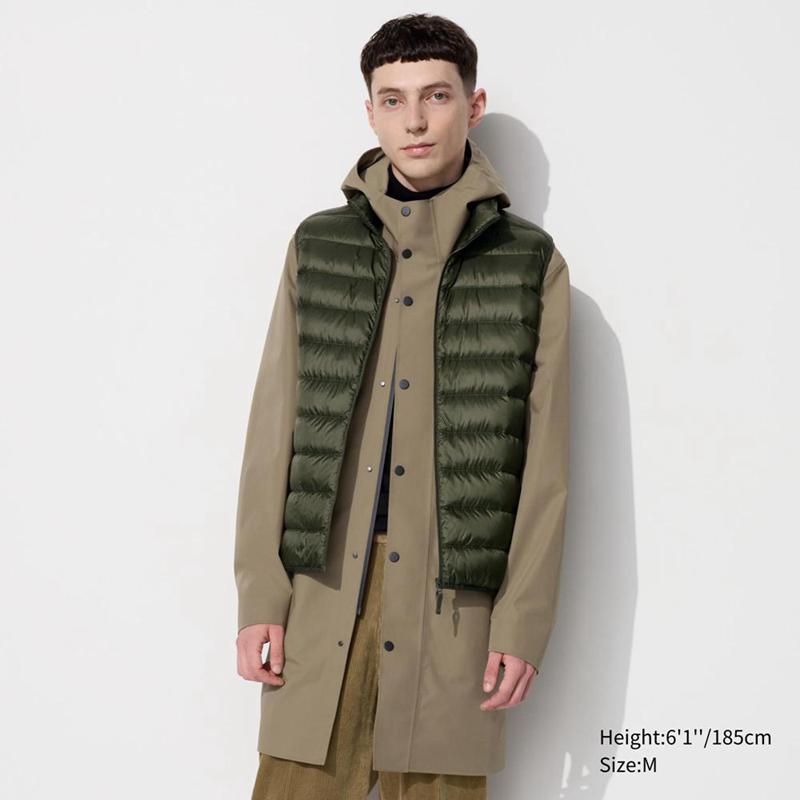 Uniqlo Ultra Light Men Down Vest Olive  US |  YOGN-56241