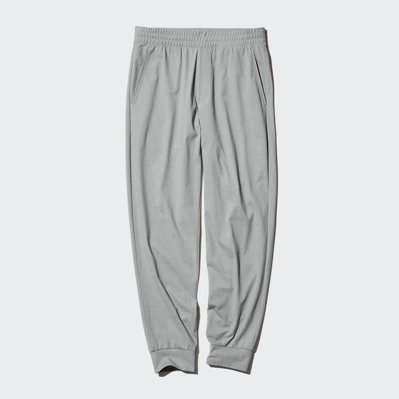 Uniqlo Ultra Stretch DRY-EX (Long) Men Joggers Grey  US |  VPXE-41092