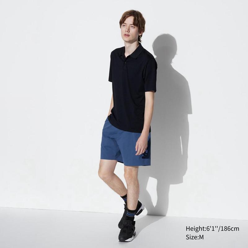 Uniqlo Ultra Stretch DRY-EX Men Shorts Blue  US |  SFAG-17304