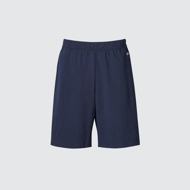 Uniqlo Ultra Stretch DRY Men Shorts Black  US |  UIJX-05719