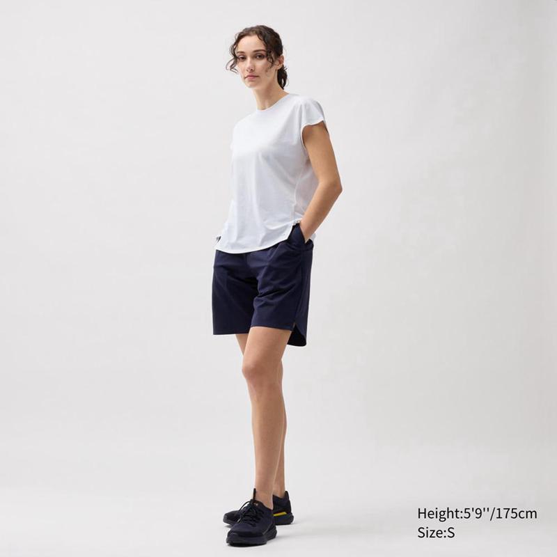 Uniqlo Ultra Stretch DRY Men Shorts Black  US |  IGOQ-69310