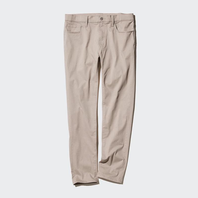 Uniqlo Ultra Stretch Skinny Fit Colour Men Jeans Beige  US |  UZSL-92350