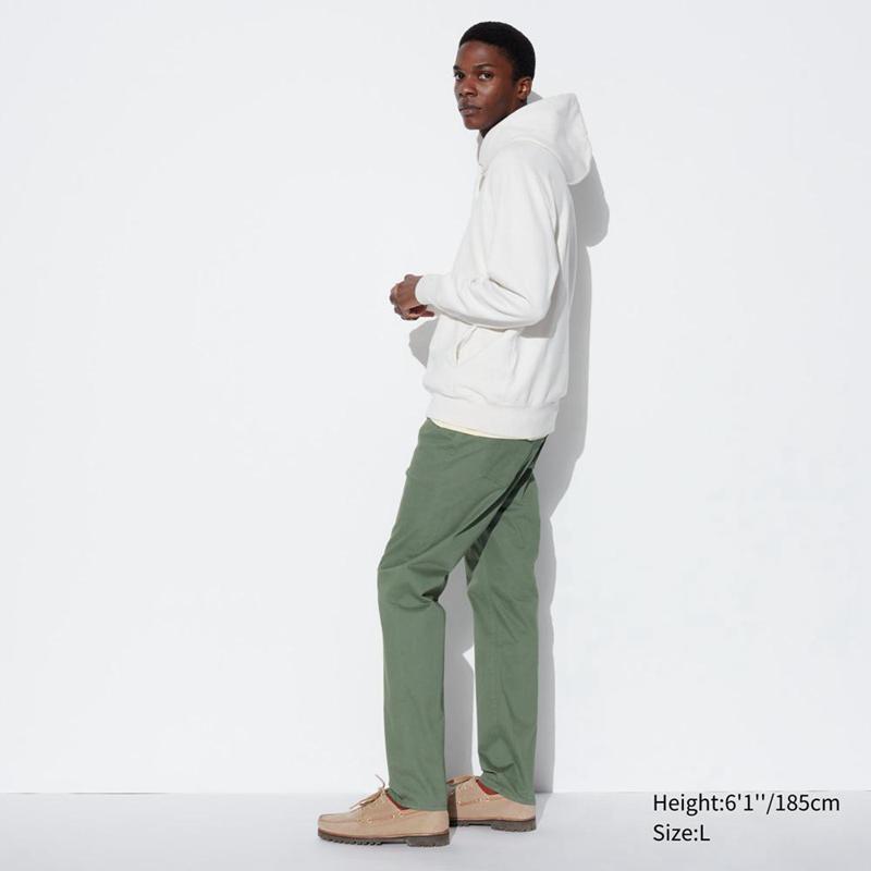 Uniqlo Ultra Stretch Skinny Fit Colour Men Jeans White  US |  VUBL-09876