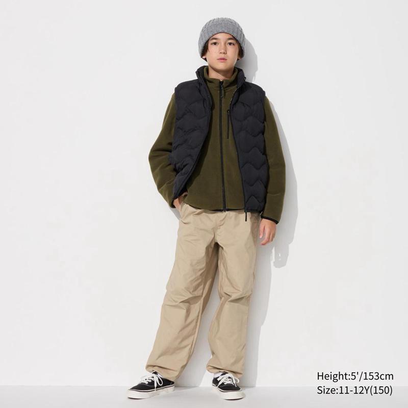 Uniqlo Warm Lined Kids' Trousers Black  US |  CIEV-51436