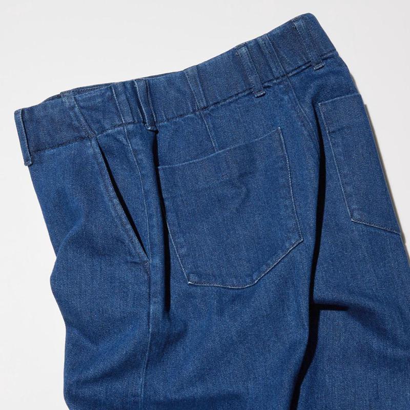 Uniqlo Wide (Long) Women Jeans Blue  US |  RZOA-49165