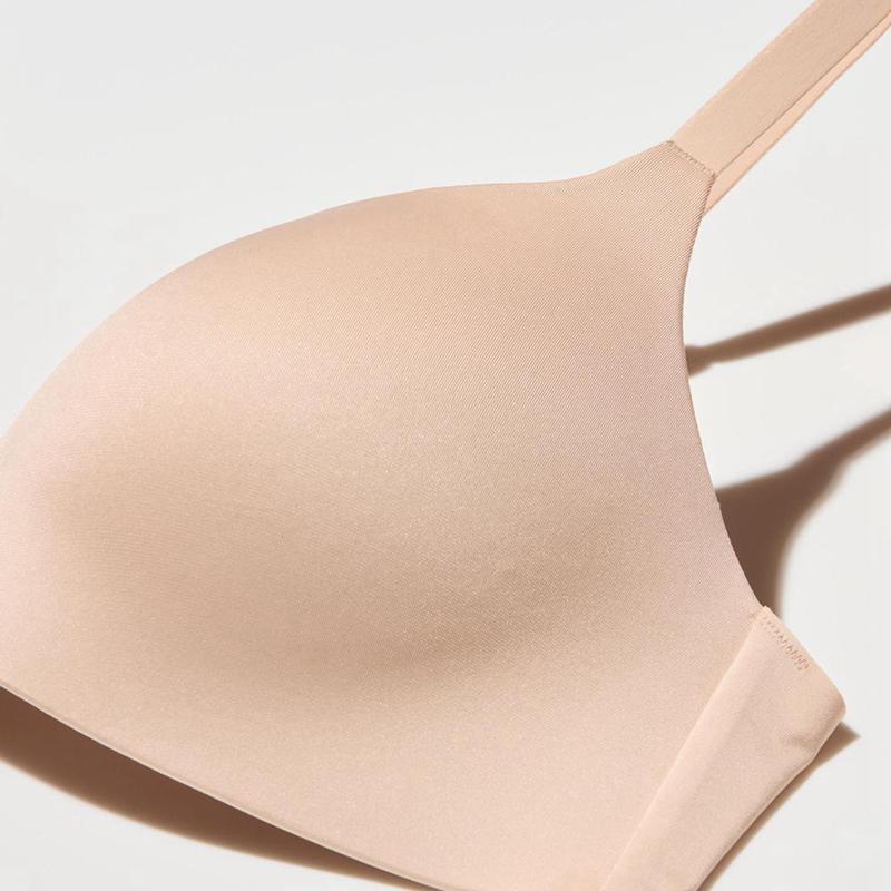 Uniqlo Wireless (3D Hold) Women Bras Brown  US |  TPZV-09528