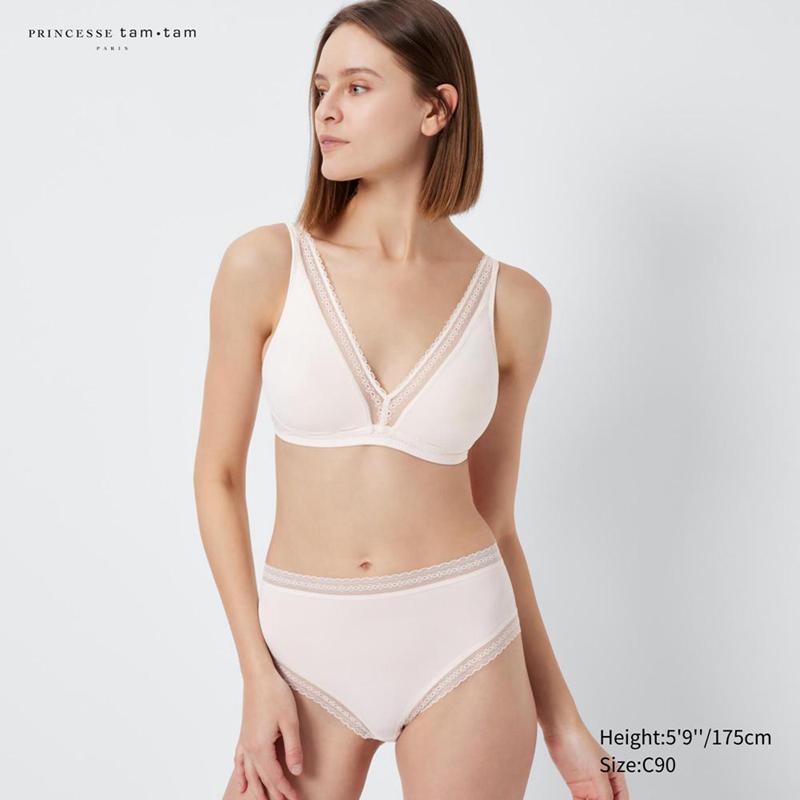 Uniqlo Wireless Women Bras Off White  US |  WZJH-65890